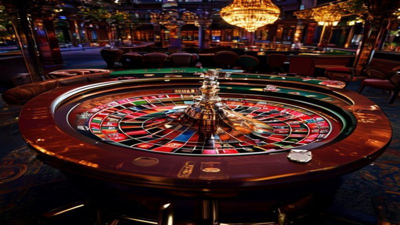 Bàn roulette live với bảng cược trong và ngoài